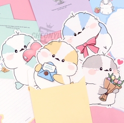 Long tail-tit Shaped Letter Paper