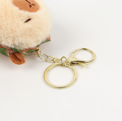 Flower Necklace Capybara Keyring, Random