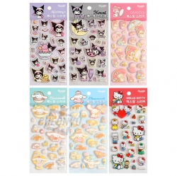 Sanrio Characters Casting Sticker, 18pcs