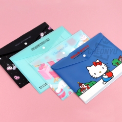 Sanrio Characters Snap Button File Folder