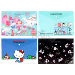 Sanrio Characters Snap Button File Folder