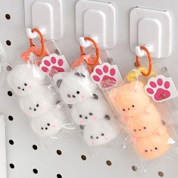 Fluffy Squishy Keyring, Random