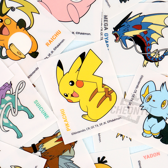 Pocket Monster Big Resemble Sticker, Random