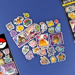 Pocket Monster W Hologram Sticker, Random