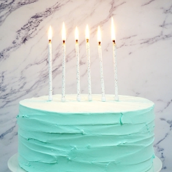 Magic Re-light Candles with Glitter (8 pieces)