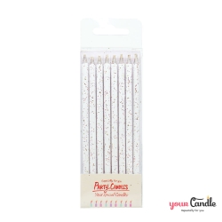Magic Re-light Candles with Glitter (8 pieces)