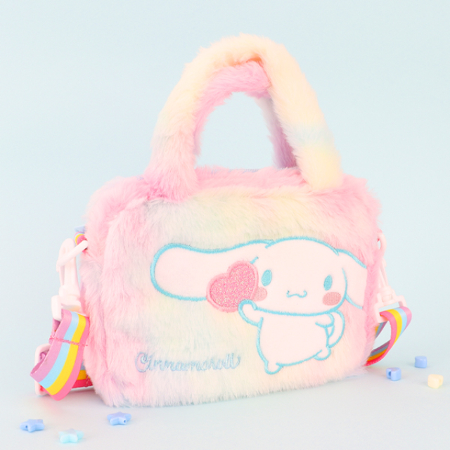 Cinnamoroll Rainbow Fur Hand Cross