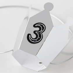 Party Crown Hats - I Love Royal Family Silver