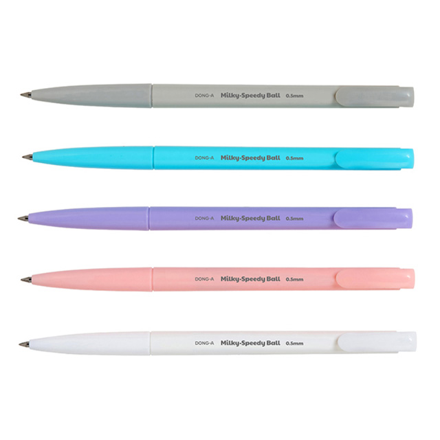 밀키 스피디볼 유성펜 0.5 mm 낱개