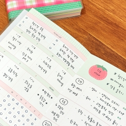 Check & Fruits Undated 6-Month Planner