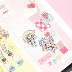 Be on :D long paper sticker pack