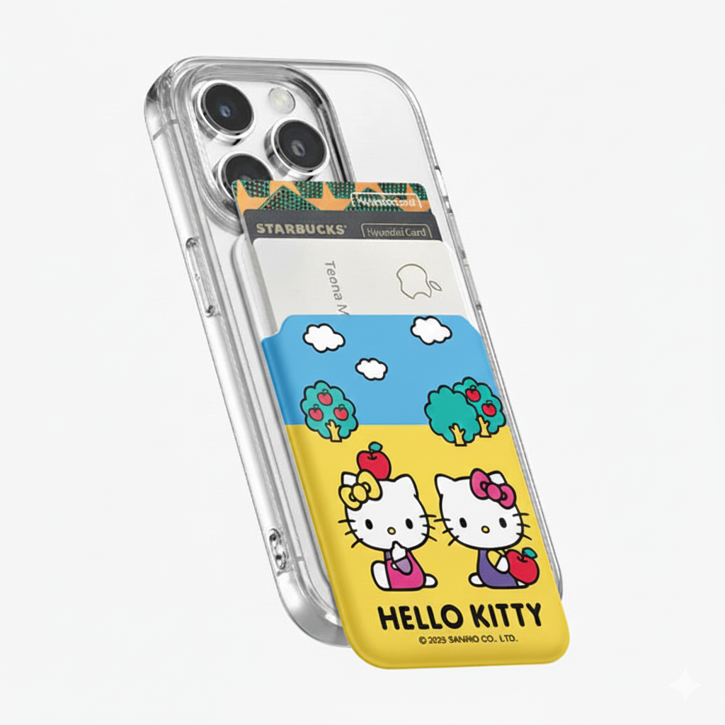 3-Slot Storage MagSafe Card Slot (Matte) _ Hello Kitty Story