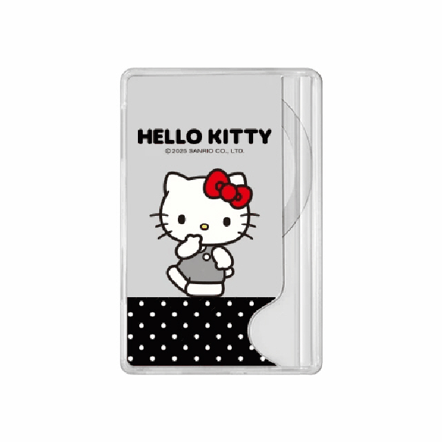 2-Slot Storage MagSafe Compatible Card Slot (Matte) _ Hello Kitty Gray
