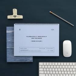 2026 Flow Monthly Planner A4 Desk Calendar