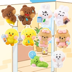LINE FRIENDS minini A Week Of Office Workers Plush Blind Bag