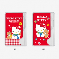 2-Slot Storage MagSafe Compatible Card Slot (Matte) _ Hello Kitty Red