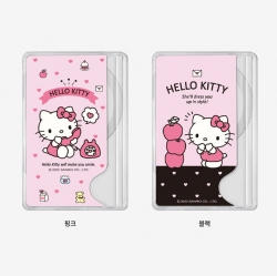 2-Slot Storage MagSafe Compatible Card Slot (Matte) _ Hello Kitty Pink