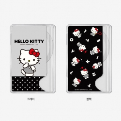 2-Slot Storage MagSafe Compatible Card Slot (Matte) _ Hello Kitty Gray