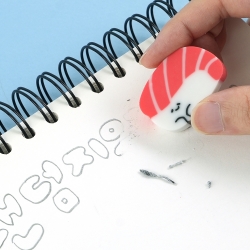 Sushi Random Erasers Set ver.27 (Set of 60)