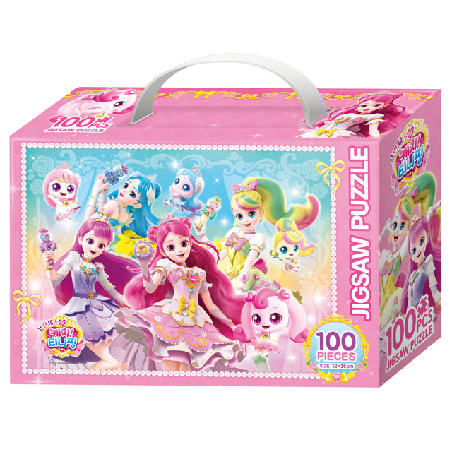 Princess Catch! Tiniping Jigsaw Puzzle 100pcs - Princess of Heart & Royal Tiniping