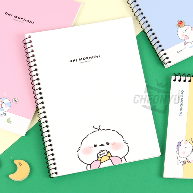 Long tail-tit A5 Spiral Notebook, Random