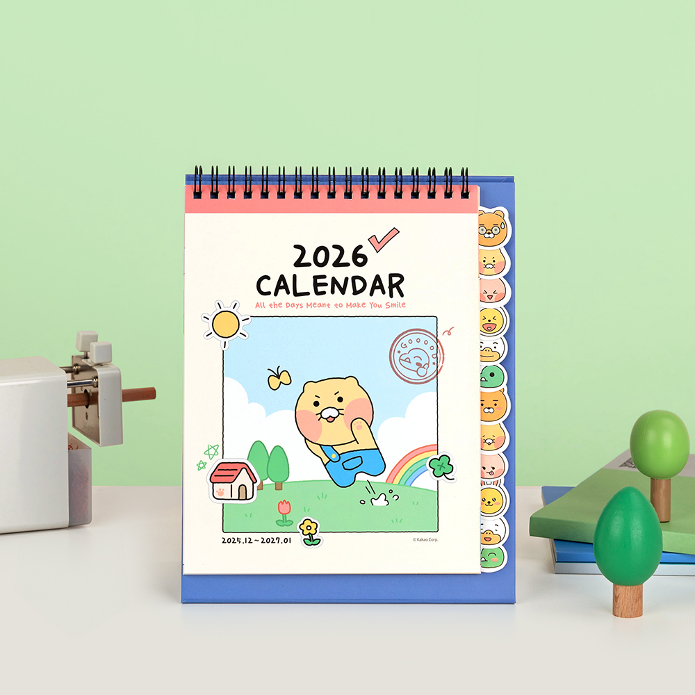 Choonsik Everyday 2026 Index Desk Calendar
