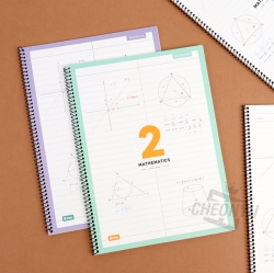 Half Mathematics Note, Set of 5ea, Random
