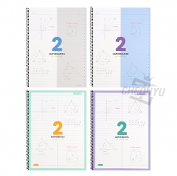 Half Mathematics Note, Set of 5ea, Random
