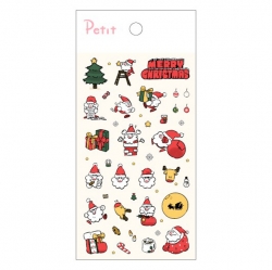 Petite Winter Sticker_Pen Line Santa