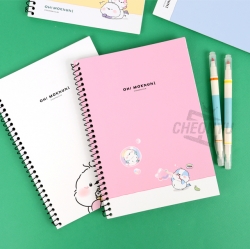 Long tail-tit A5 Spiral Notebook, Random