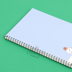 Long tail-tit A5 Spiral Notebook, Random