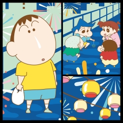 Crayon Shin-chan 150PCS Jigsaw Puzzle_ Friends at the Matsuri