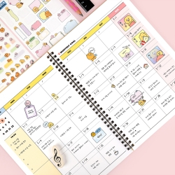 Kakao Friends B5 PP Cover Monthly Planner