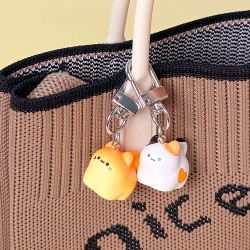 Random Bread Cat Keyring
