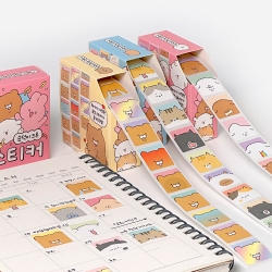 Soonddeoki Crew Roll Stickers 400pcs, Random