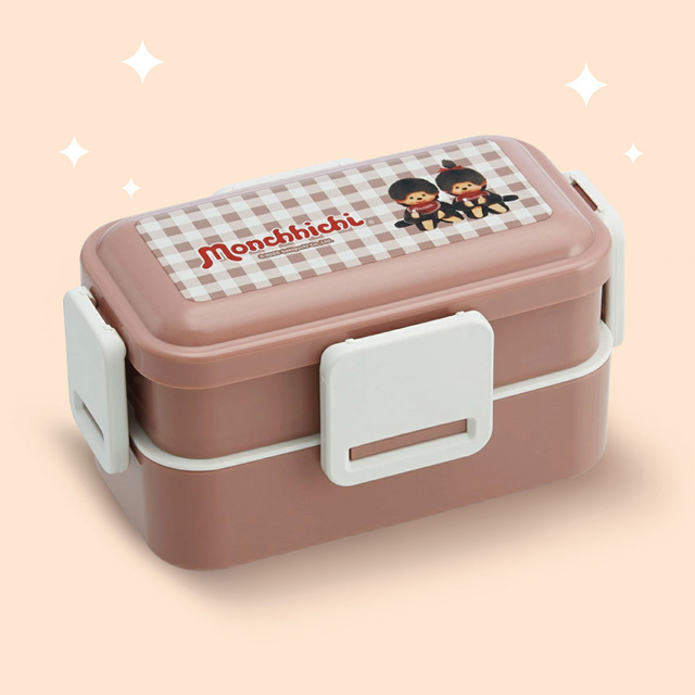 Monchhichi Dome-Shaped 2-Tier Lunch Box 600ml