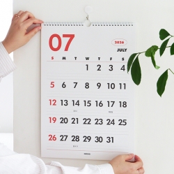 2026 Gi-bon A3 Wall Calendar