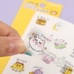 Emoticon Seal Sticker (Set of 24)
