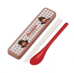 Monchhichi Noise Prevention Cutlery Combo Set 18cm