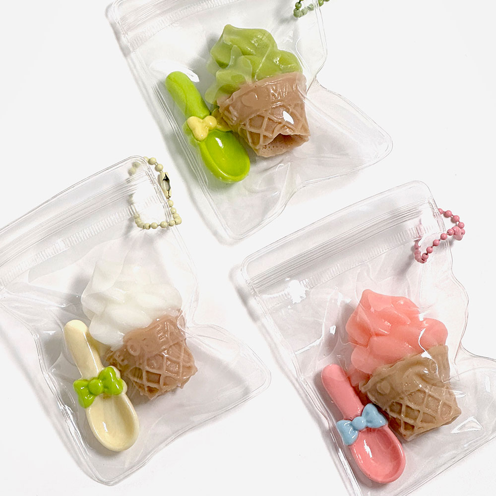 Ice-corn Soft Keyring, 24pcs