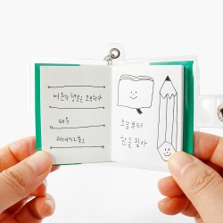 mini note keyring