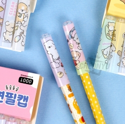 E-rinubgae Round Pencil Caps, Random