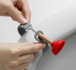 Mini Piercing Toilet Handle Sanitary Cover