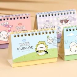 Long-tailed tit 2026 Mini Desk calendar, Random