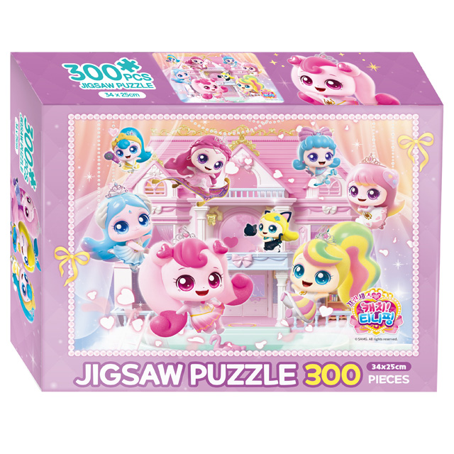 Princess Catch! Tiniping Jigsaw Puzzle 100pcs - Princess of Heart & Royal Tiniping