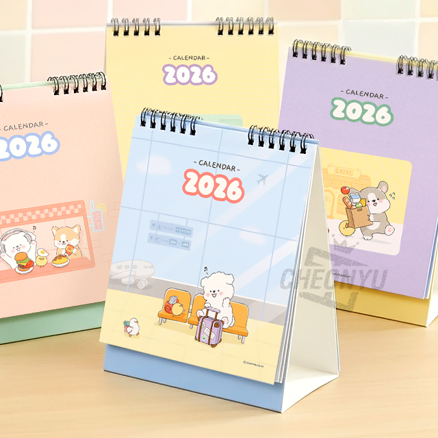 E-rinubgae 2026 desk calendar, Random