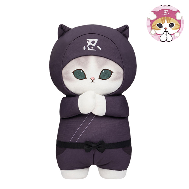 모후샌드 닌쟈냥 봉제인형 BIG 28cm_블랙