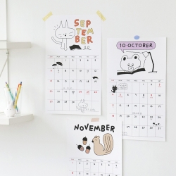 2026 Doodle Wall Calendar