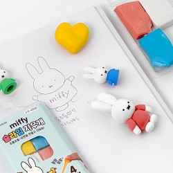 Miffy Slime Eraser 4 Color Set
