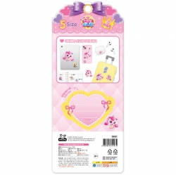 Princess Catch! Teenieping 5 Size Sticker Set Heartsping